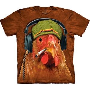 NWOT The Mountain Fried Chicken DJ Graphic T-shirt